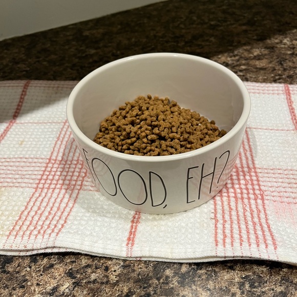 RAE DUNN Pet Dog Cat Food Bowl FOOD, Eh? - Picture 3 of 9